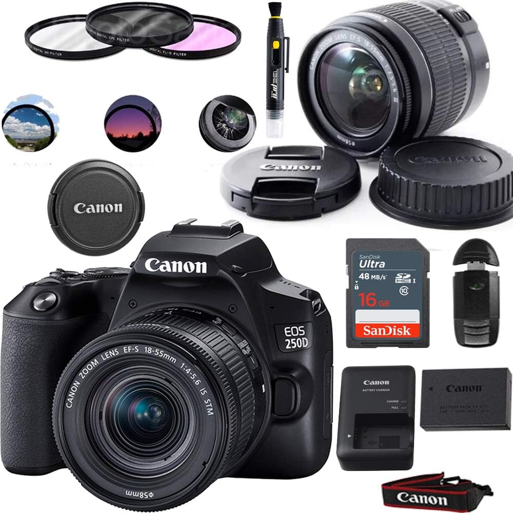 Canon EOS 250D Review with EF-S 18-55mm Kit. Discover features, image quality & value. Buy now and start shooting smarter!